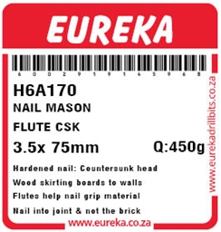 H6A170 - Masonry Nail -H6A170_label_T